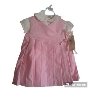 Ralph Lauren 3piece Set Faux Wrap Dress 6mon